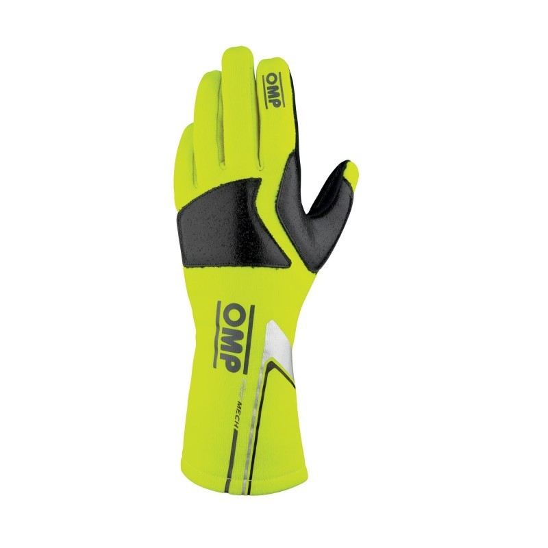 OMP GUANTES PRO MECH-S FIA 8856-2018 AMARILLO FLUO TALLA XL - OMP original APEXCORSE imagen 1