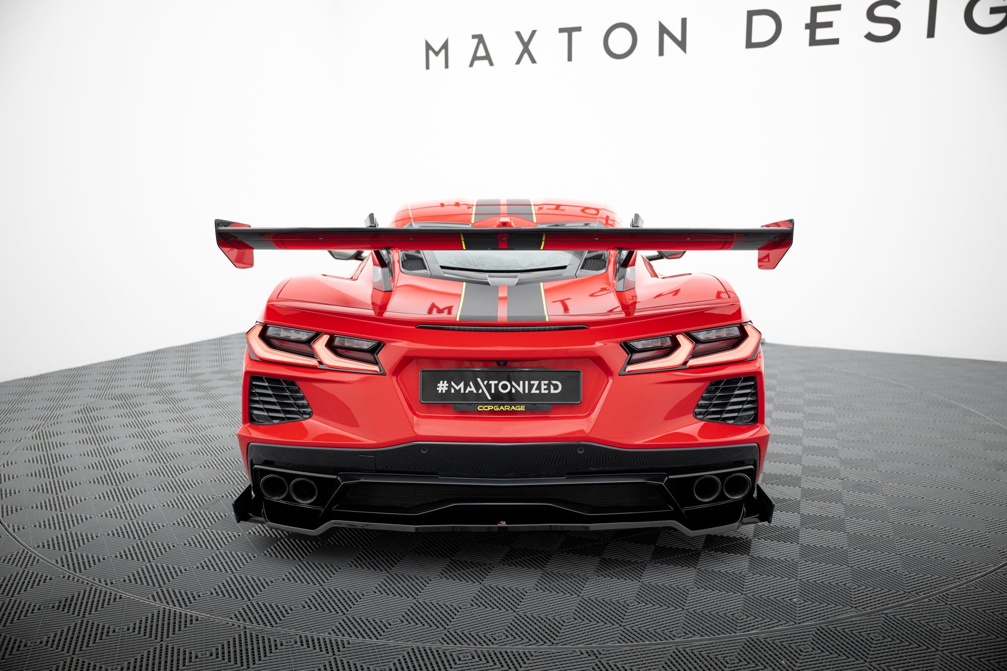 Maxton Design Alerón de carbono para Chevrolet Corvette C8 - imagen 2