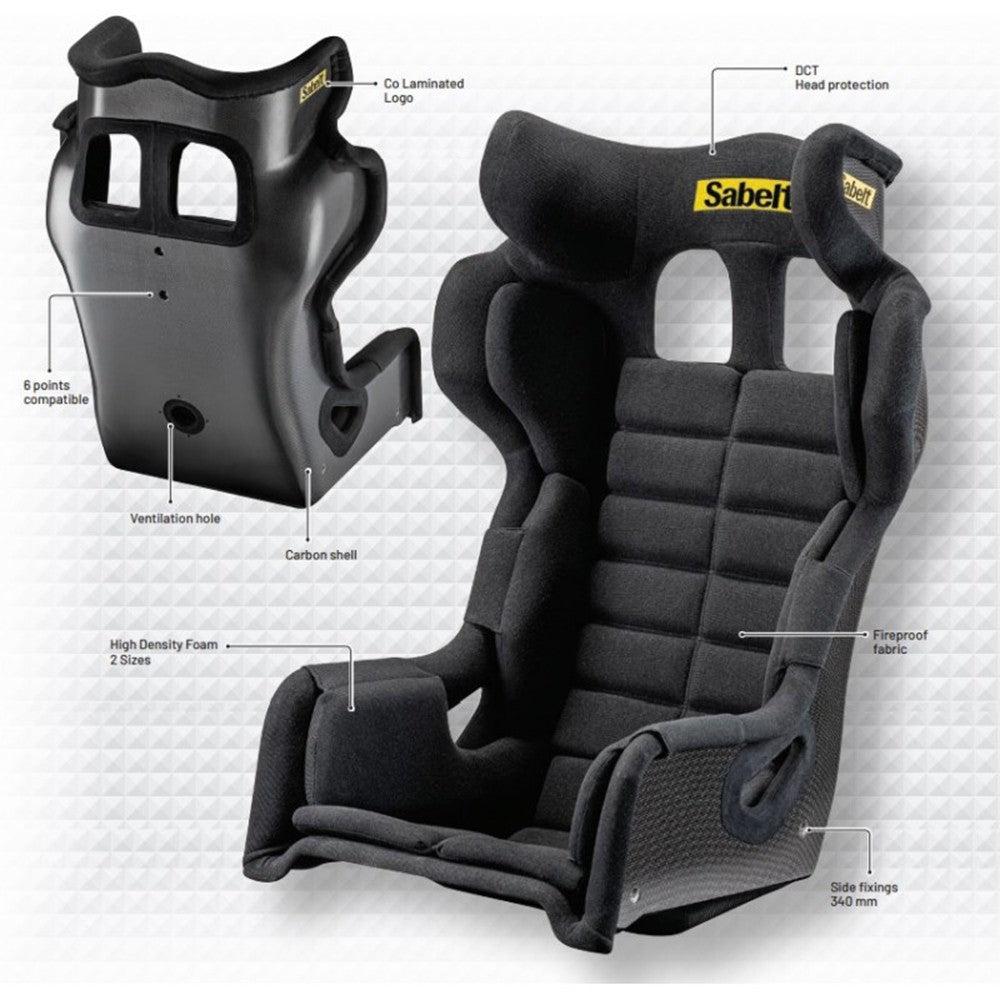 Sparco Asiento GT Pro Fia8862-2009 Talla Xl Fibra De Carbono(Solo Circuito) - Sparco | APEXCORSE imagen 4