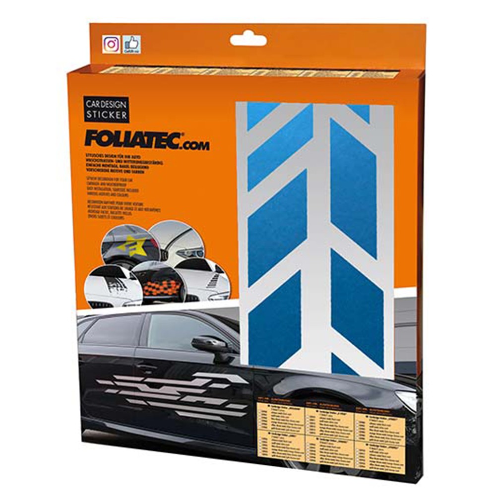 FOLIATEC Vinilo Decorativo Para Coche Diseéo Sombras Azul - FOLIATEC original APEXCORSE