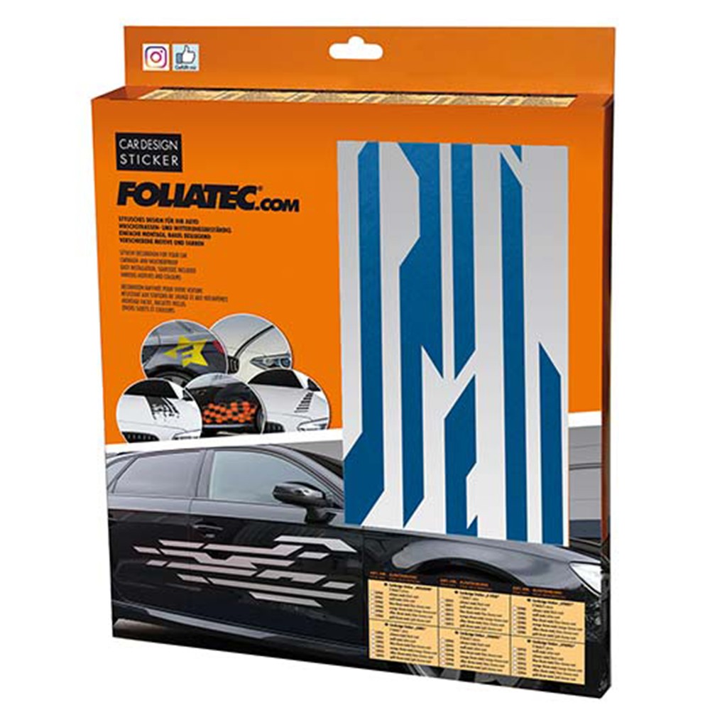 FOLIATEC Vinilo Decorativo Para Coche Diseéo Street Azul - FOLIATEC original APEXCORSE