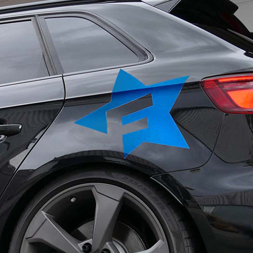 FOLIATEC Vinilo Decorativo Para Coche Diseéo F-Star Azul - Imagen 3 FOLIATEC APEXCORSE