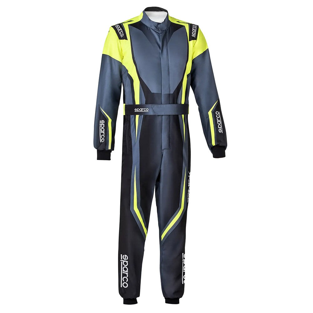 Traje De Karting Sparco K46 Prime K Niño Talla 130 Negro/Amarillo Fluor - Sparco original | APEXCORSE