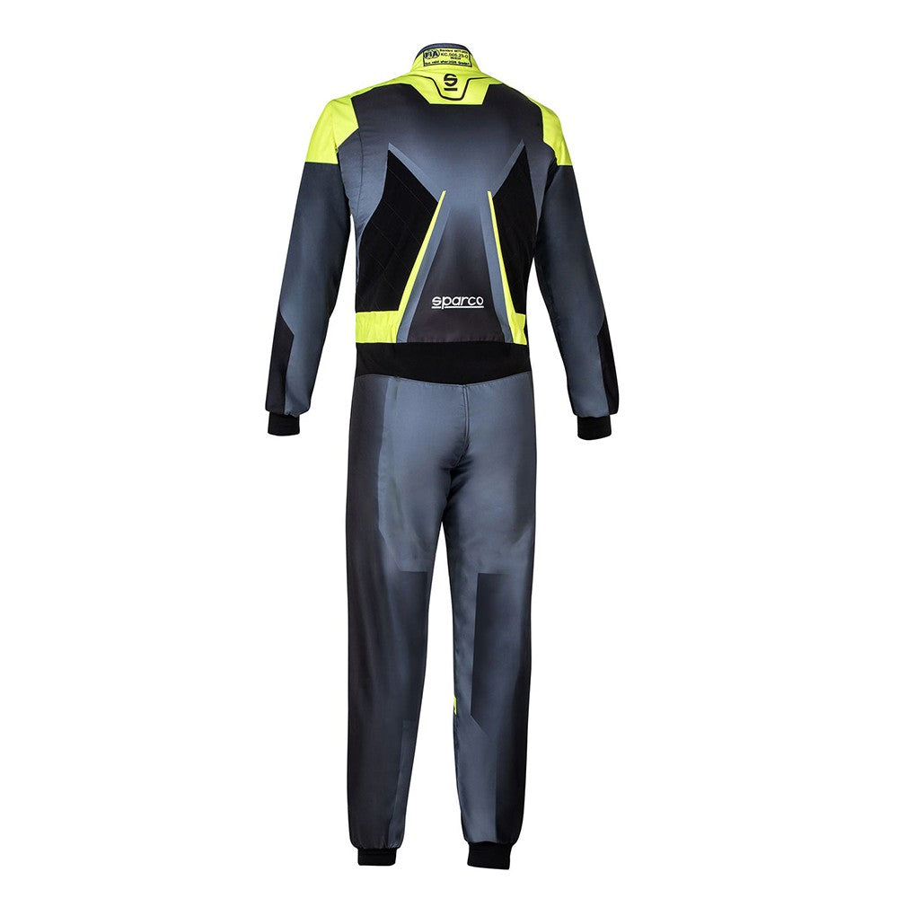 Traje De Karting Sparco K46 Prime K Talla 46 Negro/Amarillo Fluor - Sparco | APEXCORSE imagen 2