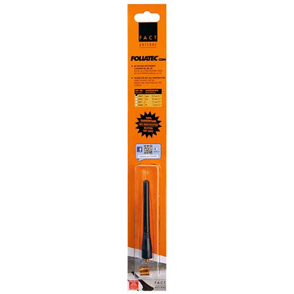 FOLIATEC Antena Sport Negra 10,5 Cm - Imagen 2 FOLIATEC APEXCORSE