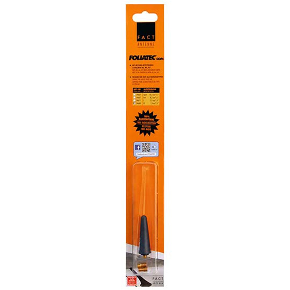 FOLIATEC Antena Xs Negra 5,1 Cm - Imagen 2 FOLIATEC APEXCORSE