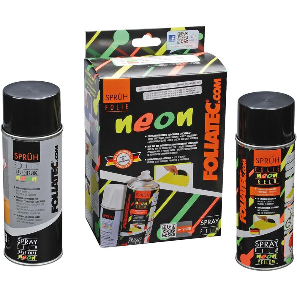 FOLIATEC Goma Líquida Neón 2 Pc. Set Azul 1 x 400 ml + Base Coat 1 x 400 ml - Imagen 2 FOLIATEC APEXCORSE