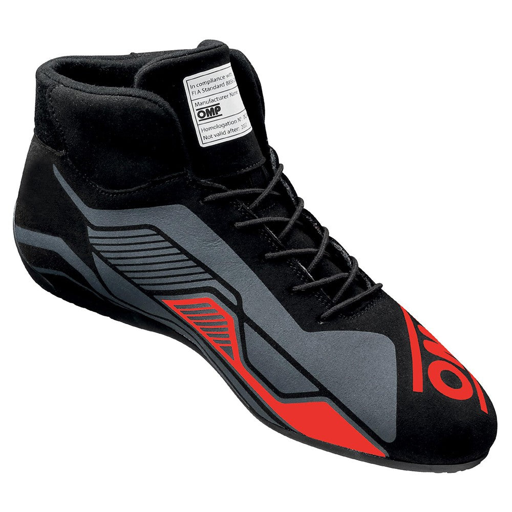 ZAPATILLAS OMP SPORT FIA 8856-2018 NEGRO/ROJO TALLA 45 - OMP original APEXCORSE imagen 3