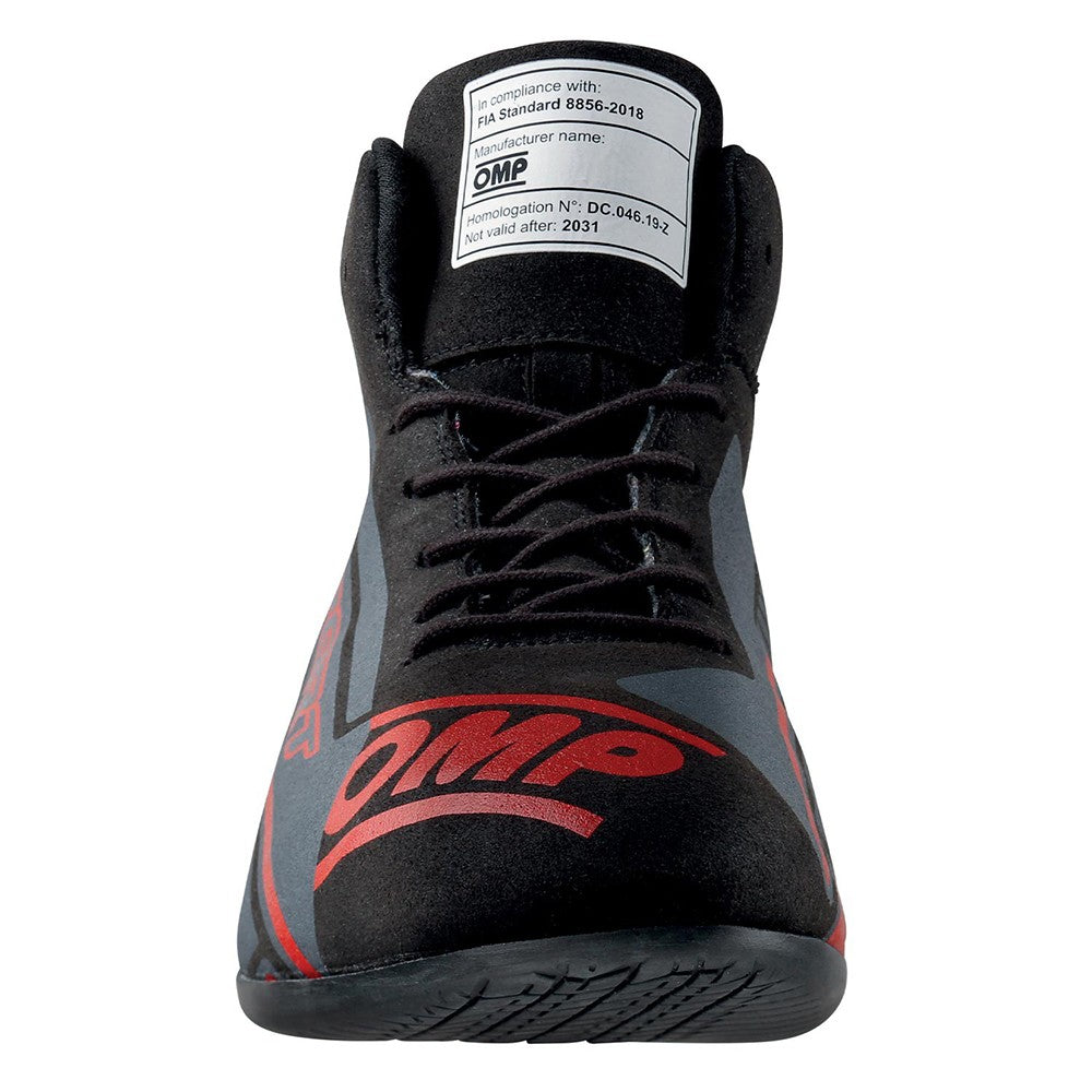 ZAPATILLAS OMP SPORT FIA 8856-2018 NEGRO/ROJO TALLA 47 - OMP original APEXCORSE imagen 4
