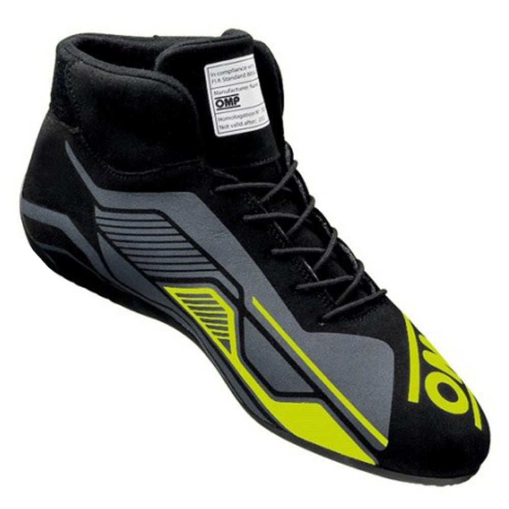 ZAPATILLAS OMP SPORT FIA 8856-2018 NEGRO / AMARILLO FLUO TALLA 40 - OMP original APEXCORSE imagen 3