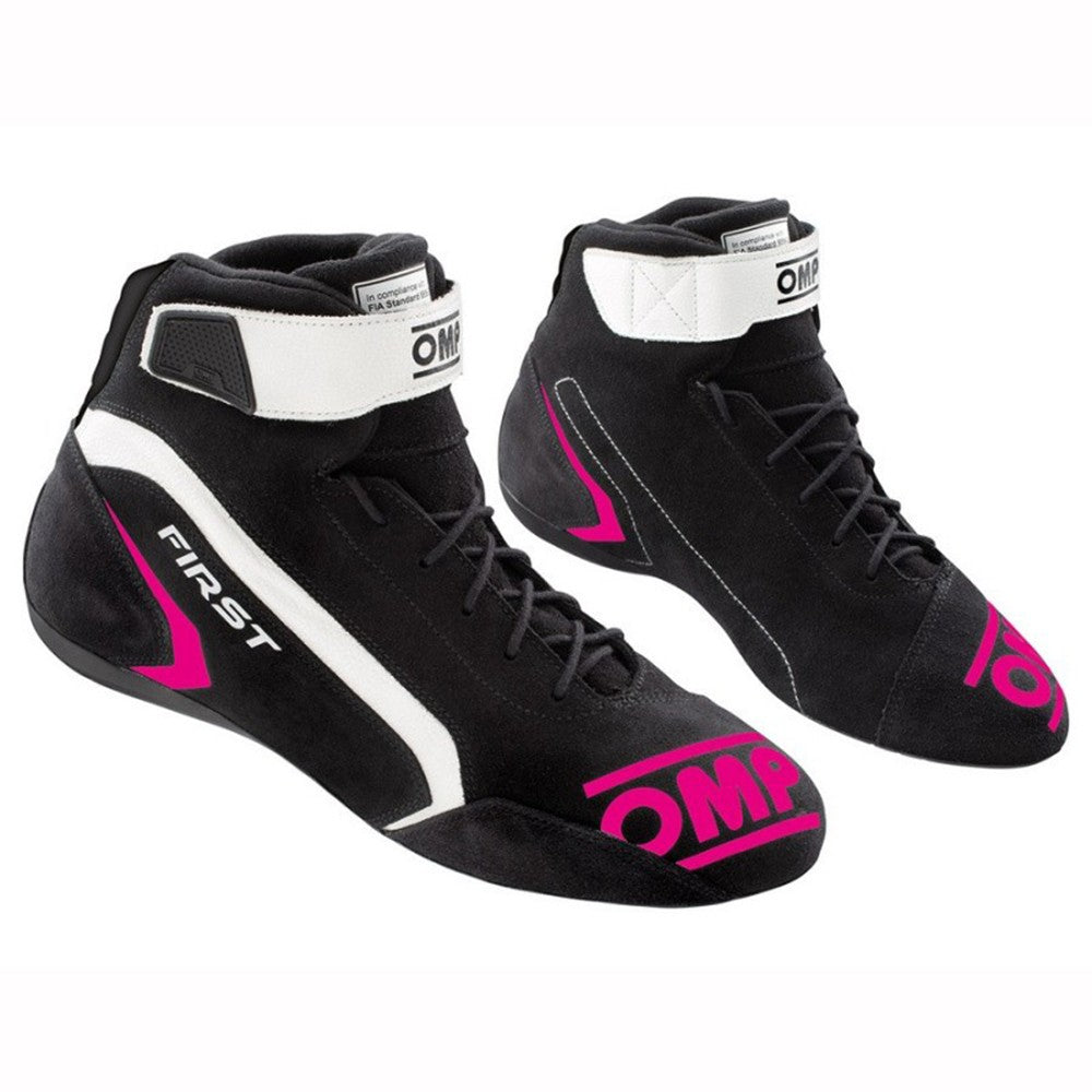 ZAPATILLAS OMP FIRST FIA 8856-2018 NEGRO/FUCSIA TALLA 42 - OMP original APEXCORSE imagen 1
