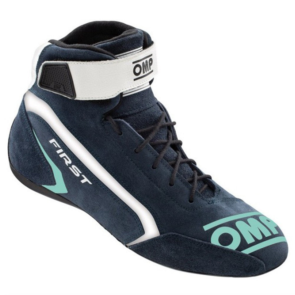 ZAPATILLAS OMP FIRST FIA 8856-2018 AZUL MARINO / TIFFANY TALLA 47 - OMP original APEXCORSE imagen 2
