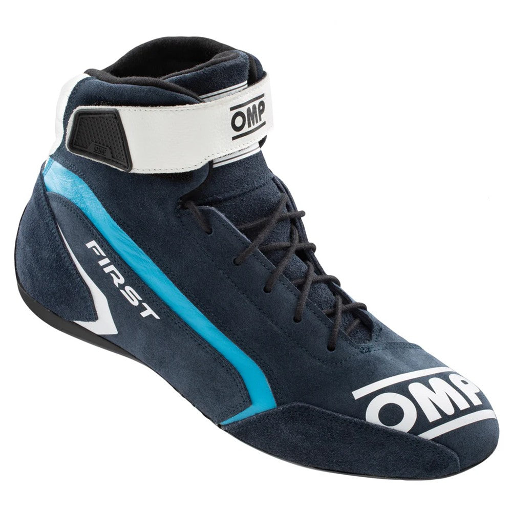 ZAPATILLAS OMP FIRST FIA 8856-2018 AZUL / BLANCO / CIAN TALLA 41 - OMP original APEXCORSE imagen 2