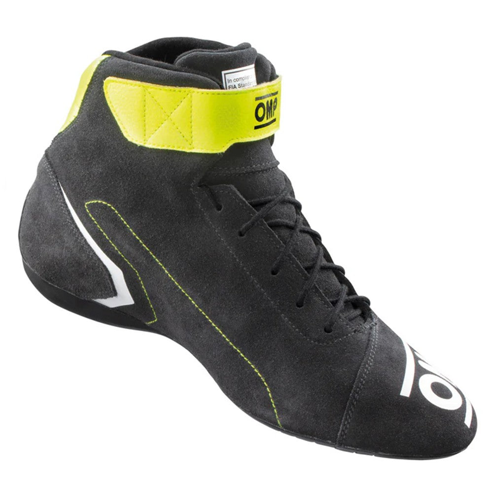 ZAPATILLAS OMP FIRST FIA 8856-2018 GRIS / AMARILLO FLUO TALLA 43 - OMP original APEXCORSE imagen 3