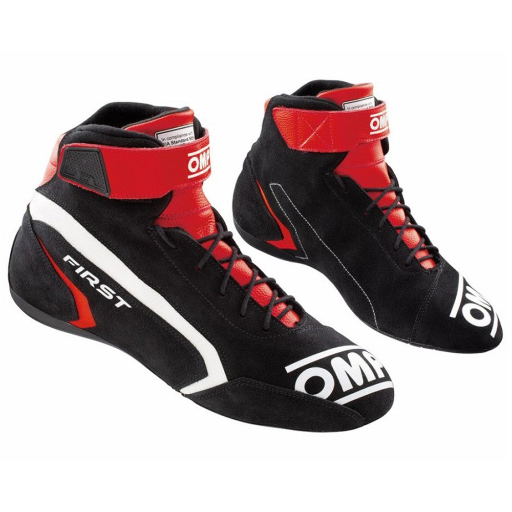ZAPATILLAS OMP FIRST FIA 8856-2018 NEGRO/ROJO TALLA 41 - OMP original APEXCORSE imagen 1