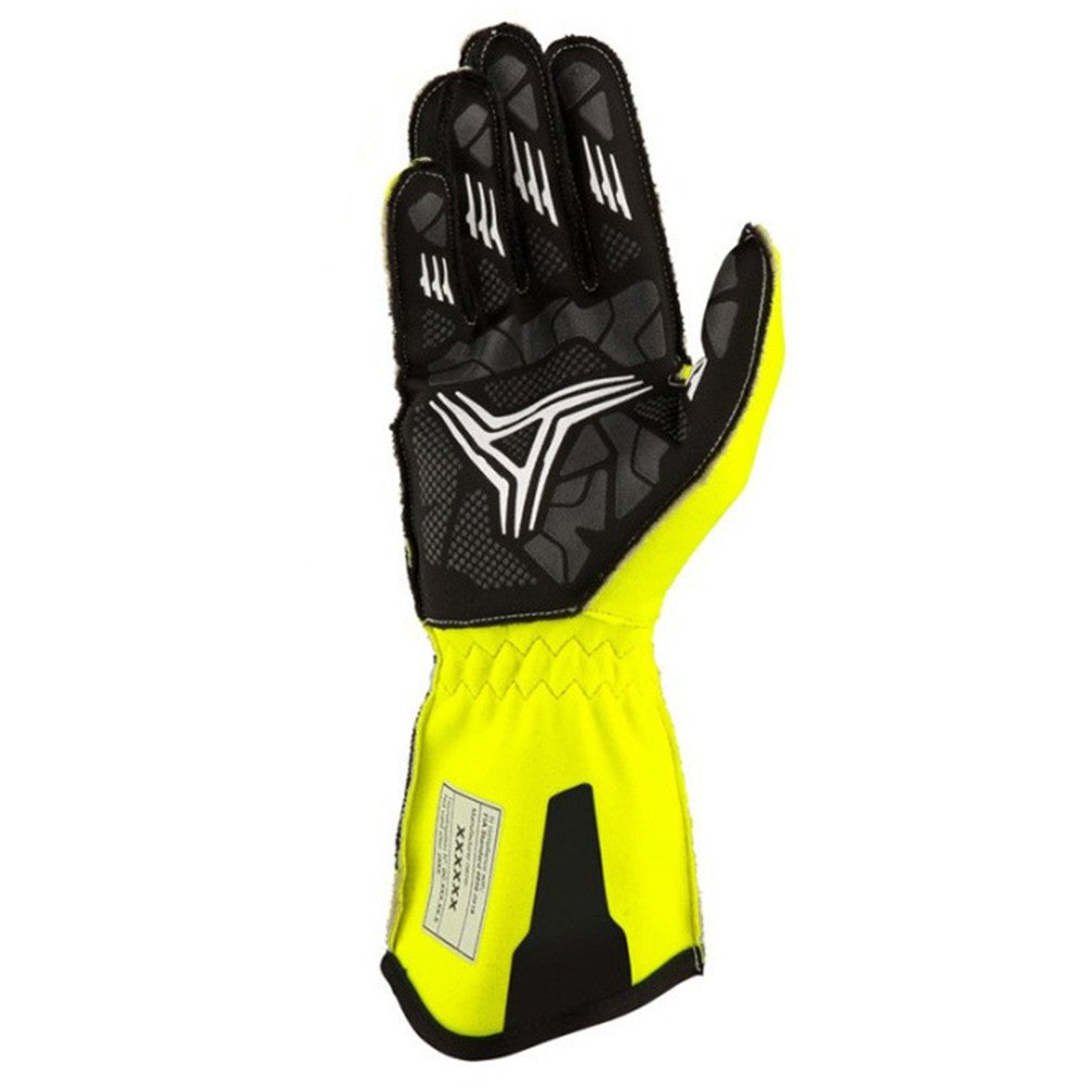GUANTES OMP KART KS-X FIA 8877-2022 AMARILLO FLUO TALLA 006 (NIÑOS) - OMP original APEXCORSE imagen 3