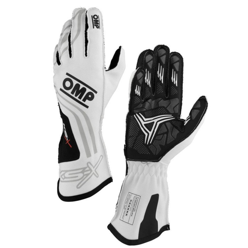 GUANTES OMP KART KS-X FIA 8877-2022 BLANCO TALLA L - OMP original APEXCORSE imagen 2