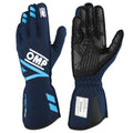 GUANTES OMP ONE EVO FX FIA 8856-2018 AZUL MARINO/CIAN TALLA XS - OMP original APEXCORSE imagen 1