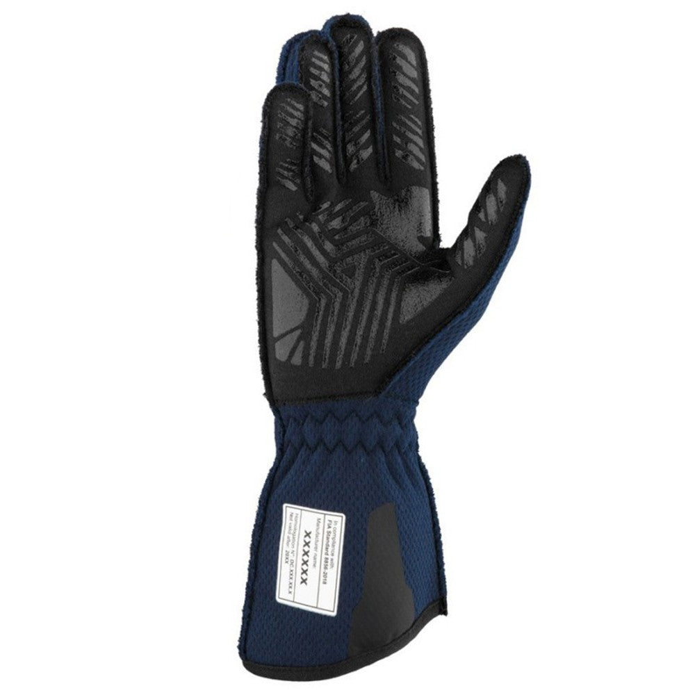 GUANTES OMP ONE EVO FX FIA 8856-2018 AZUL MARINO/CIAN TALLA M - OMP original APEXCORSE imagen 3