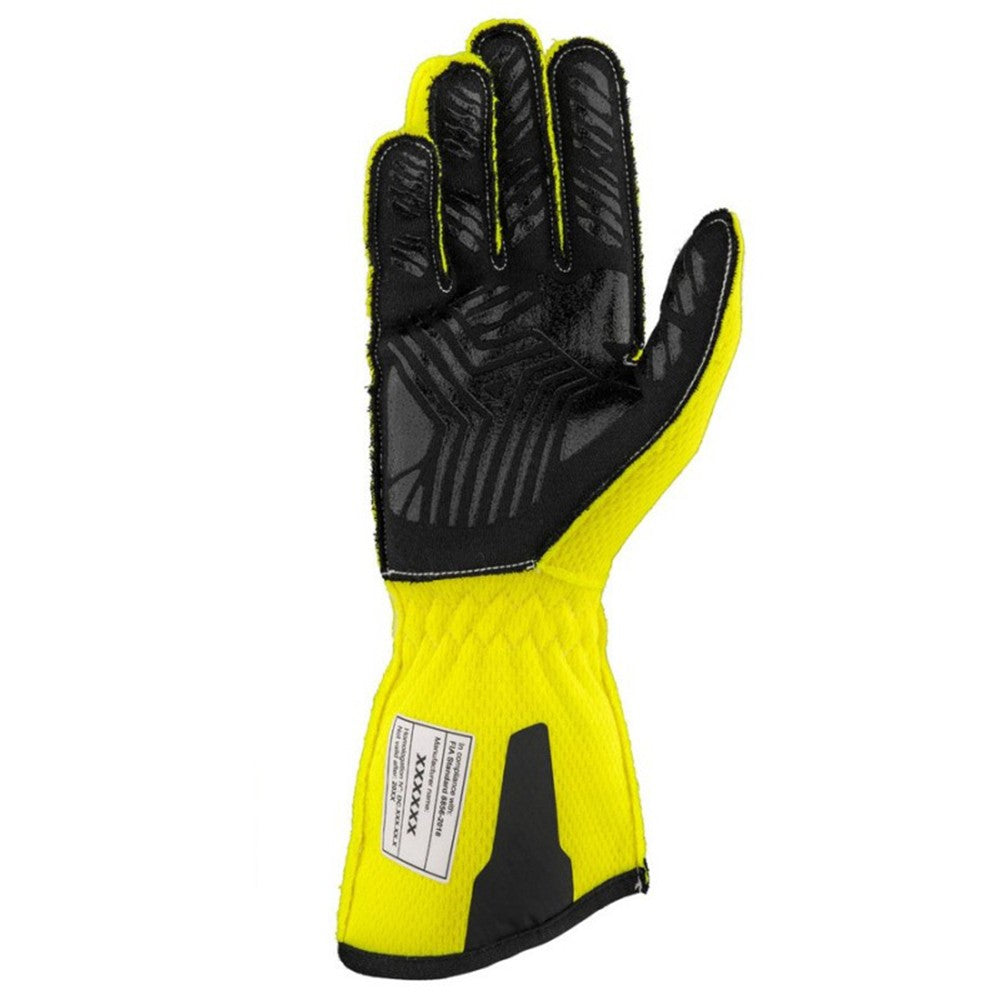 GUANTES OMP ONE EVO FX FIA 8856-2018 AMARILLO FLUO TALLA XL - OMP original APEXCORSE imagen 3