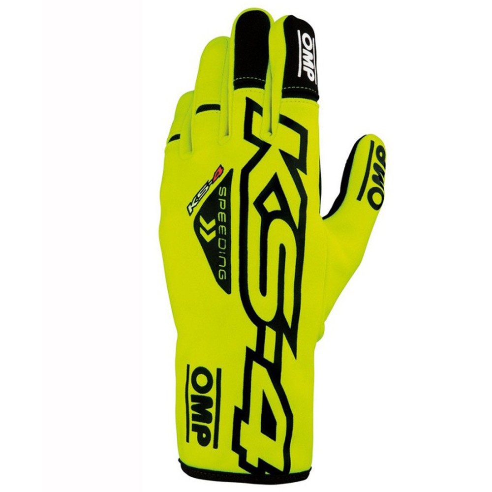 GUANTES OMP KART KS-4 AMARILLO/NEGRO TALLA 6 (NIÑOS) - OMP original APEXCORSE imagen 1