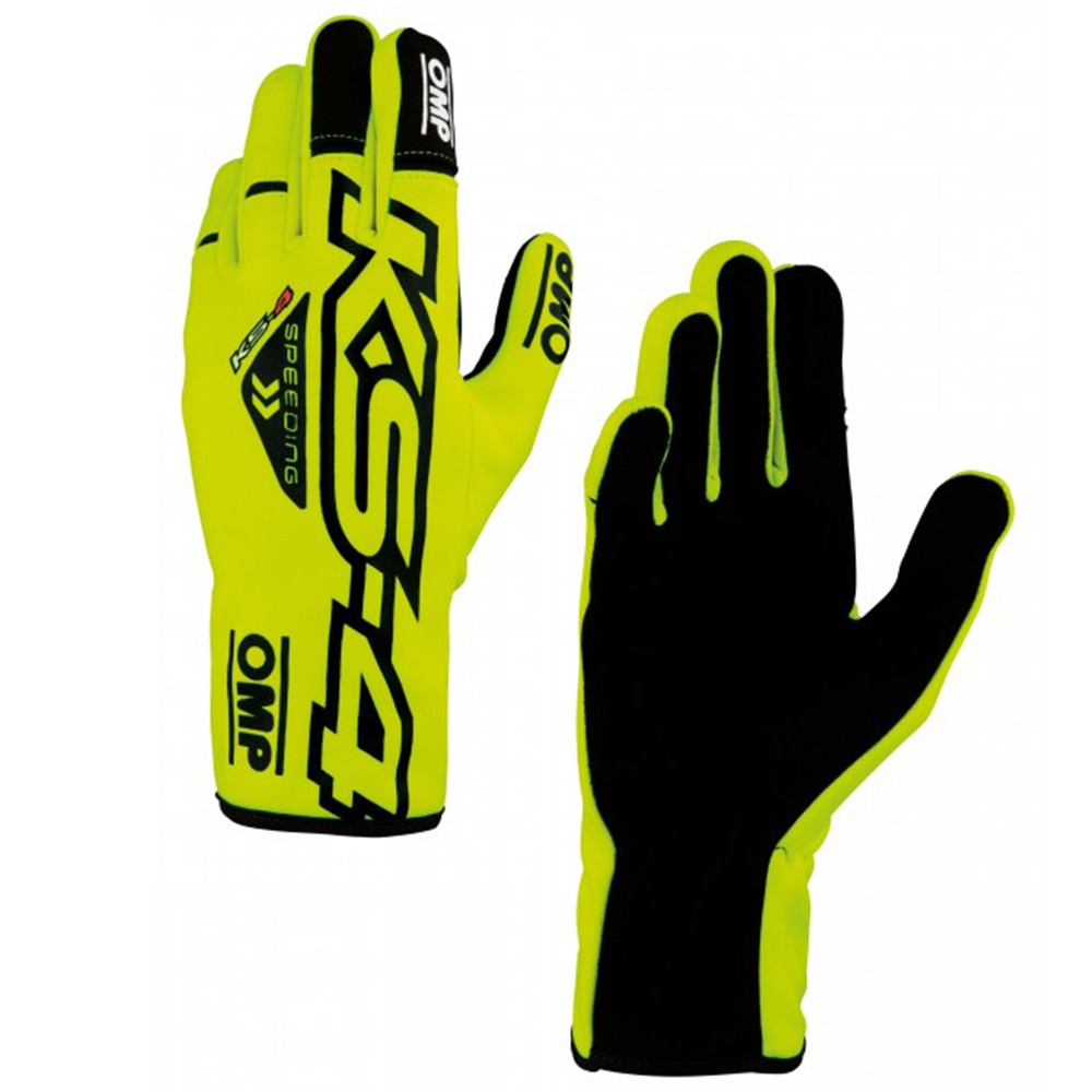 GUANTES OMP KART KS-4 AMARILLO/NEGRO TALLA 6 (NIÑOS) - OMP original APEXCORSE imagen 3