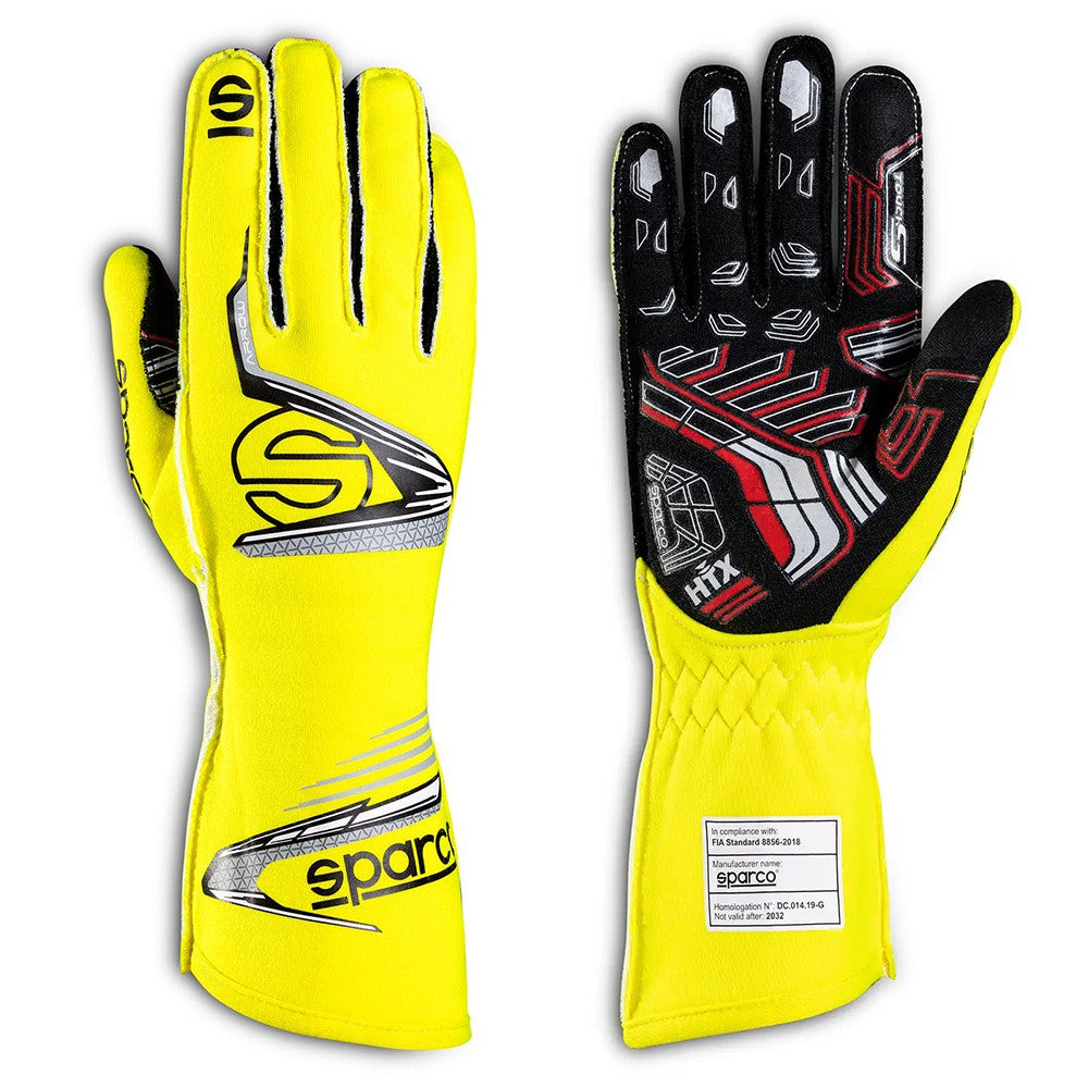 Sparco Guantes Arrow Evo Rg-7 Talla 08 Amarillo/Negro - Sparco | APEXCORSE imagen 3