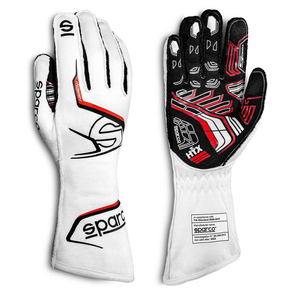 Sparco Guantes Arrow Evo Rg-7 Talla 11 Blanco - Sparco | APEXCORSE imagen 3