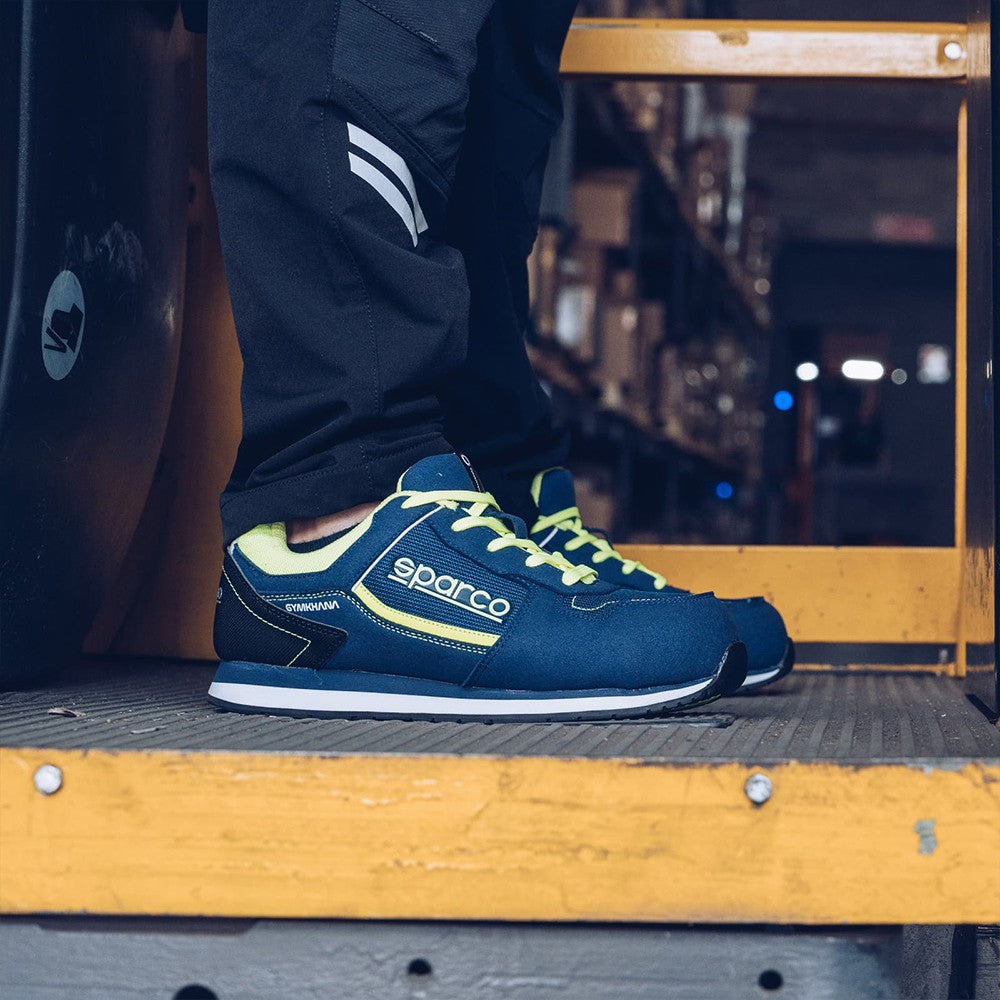 Zapatillas Sparco Gymkhana Dani Talla 41 Azul Marino/Amarillo S1P Src - Sparco | APEXCORSE imagen 4