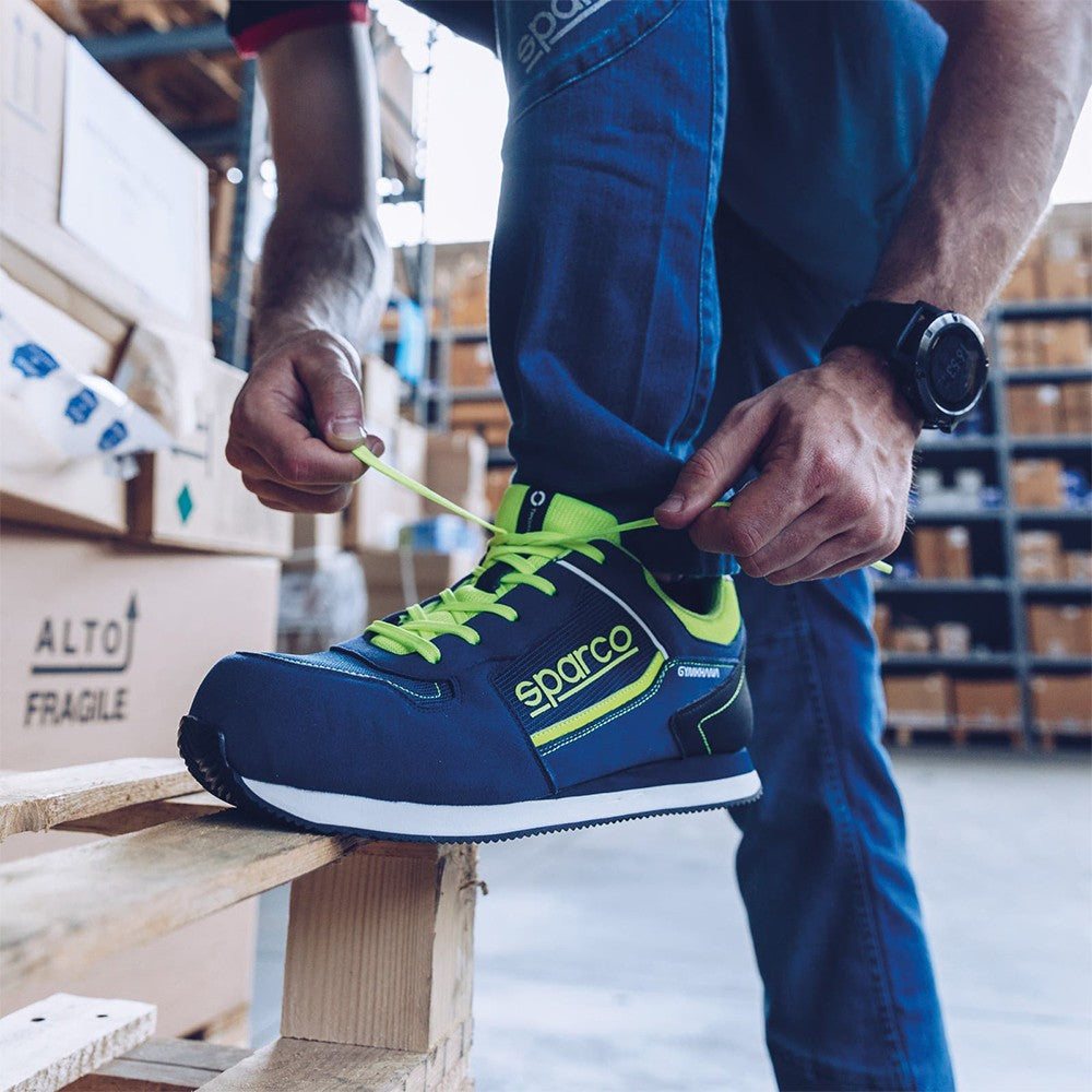 Zapatillas Sparco Gymkhana Dani Talla 41 Azul Marino/Amarillo S1P Src - Sparco | APEXCORSE imagen 8
