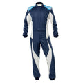 OMP TRAJE DE CARRERAS TECNICA EVO FIA 8856-2018 AZUL MARINO / GRIS / CIAN TALLA 50 - OMP original APEXCORSE imagen 1