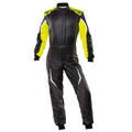 OMP TRAJE DE CARRERAS TECNICA EVO FIA 8856-2018 NEGRO / AMARILLO FLUO TALLA 62 - OMP original APEXCORSE imagen 1