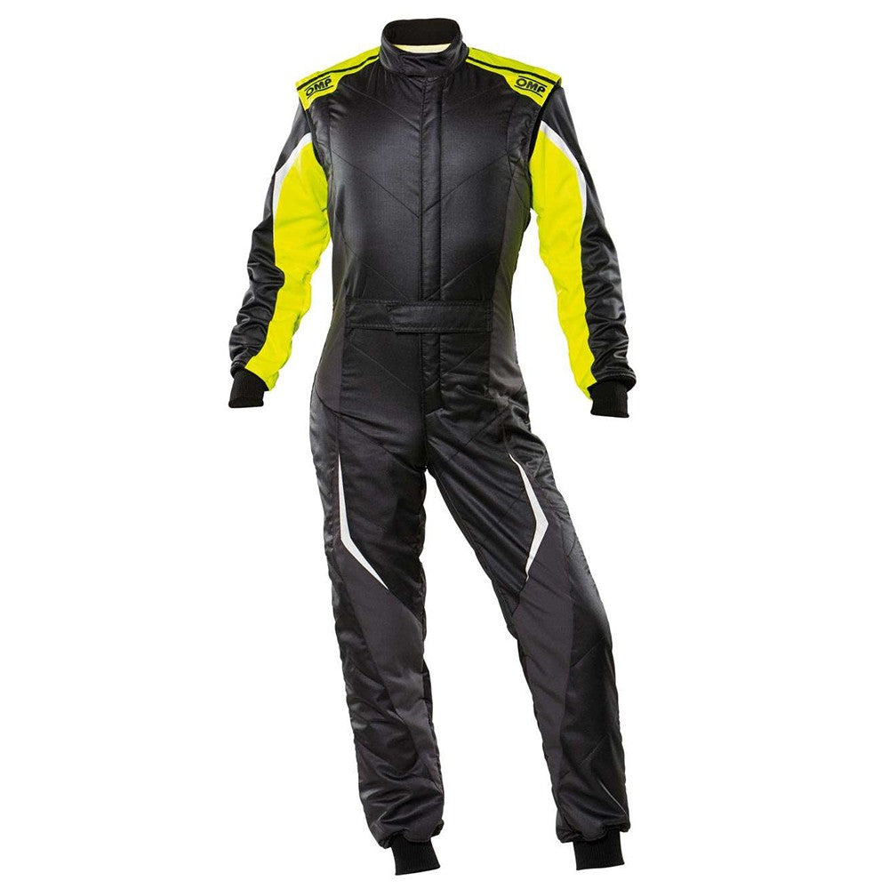 OMP TRAJE DE CARRERAS TECNICA EVO FIA 8856-2018 NEGRO / AMARILLO FLUO TALLA 50 - OMP original APEXCORSE imagen 1