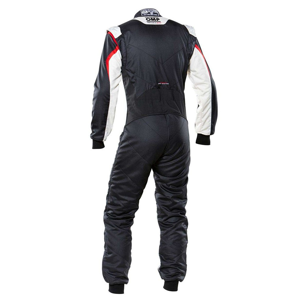 OMP TRAJE DE CARRERAS TECNICA EVO FIA 8856-2018 NEGRO/BLANCO TALLA 54 - OMP original APEXCORSE imagen 2