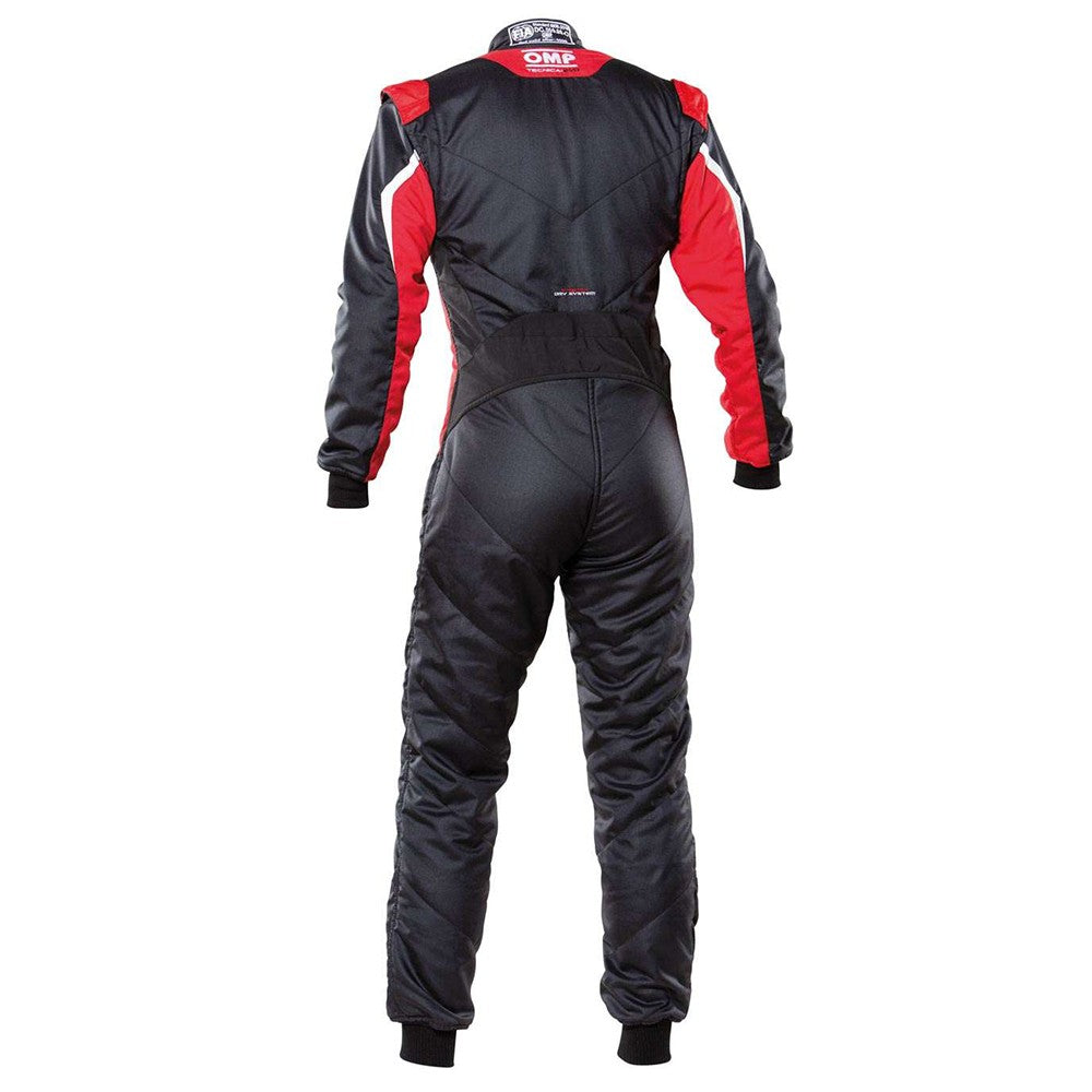 OMP TRAJE DE CARRERAS TECNICA EVO FIA 8856-2018 NEGRO/ROJO TALLA 54 - OMP original APEXCORSE imagen 2