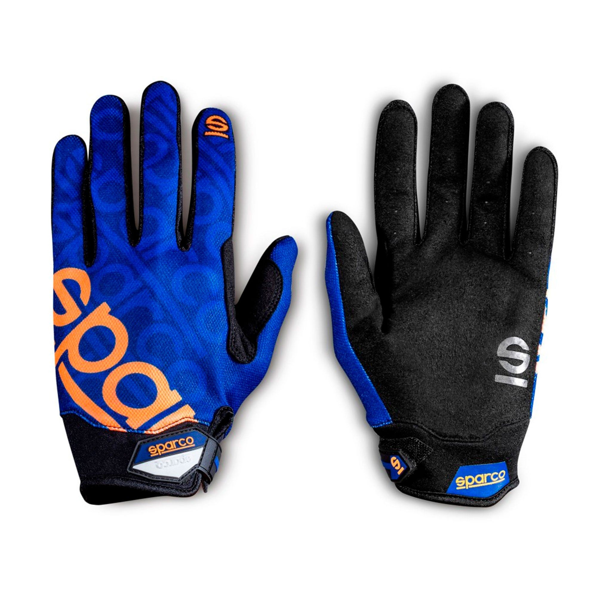 Guantes Sparco Meca 3 Talla M Azul/Naranja - Sparco original | APEXCORSE
