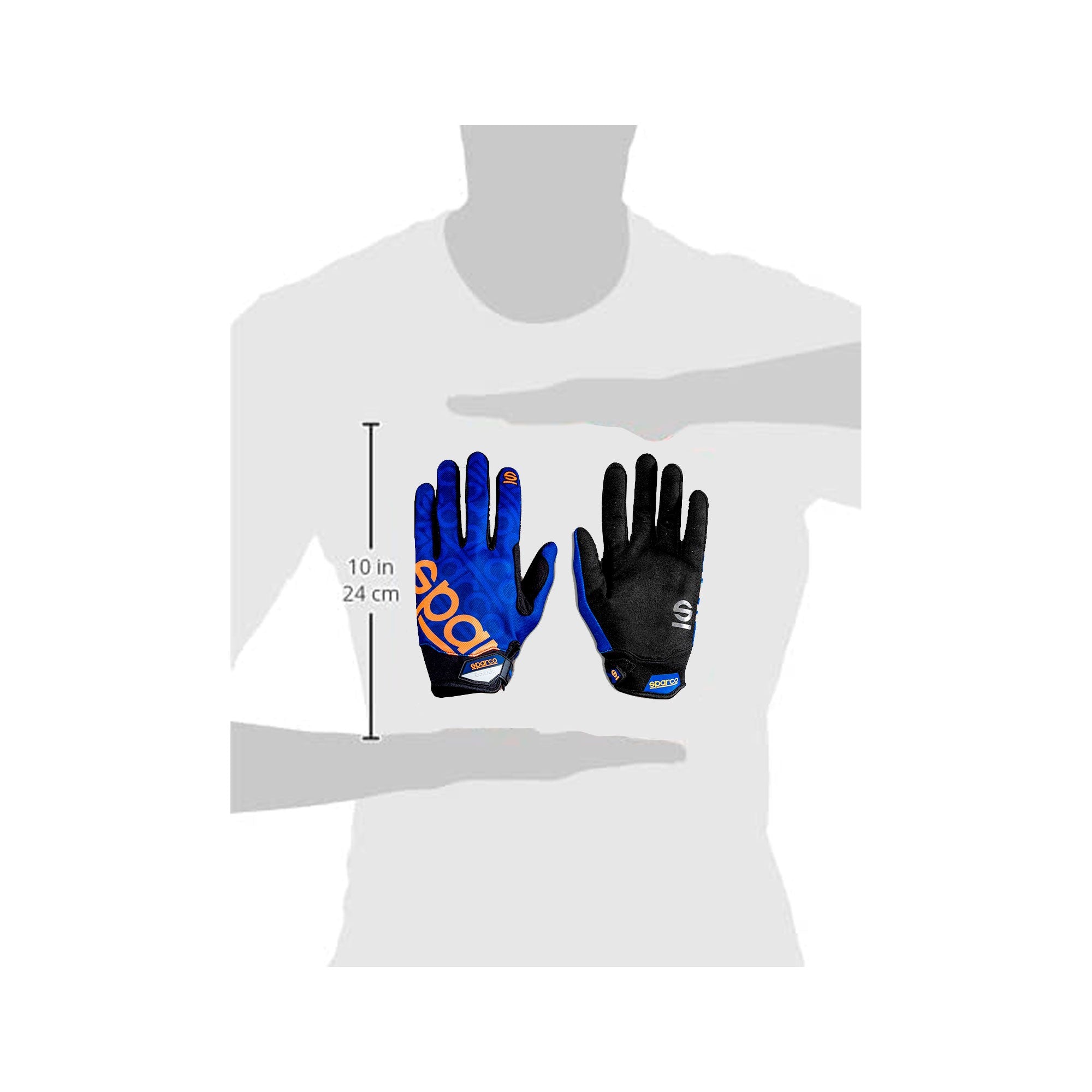 Guantes Sparco Meca 3 Talla M Azul/Naranja - Sparco | APEXCORSE imagen 5