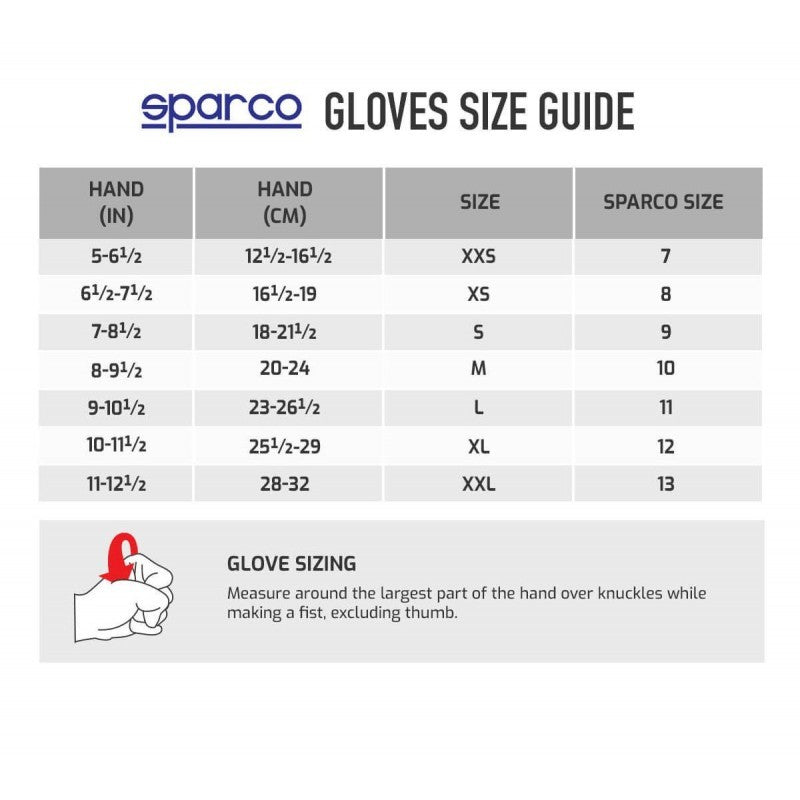Guantes Sparco Meca 3 Talla M Azul/Naranja - Sparco | APEXCORSE imagen 6