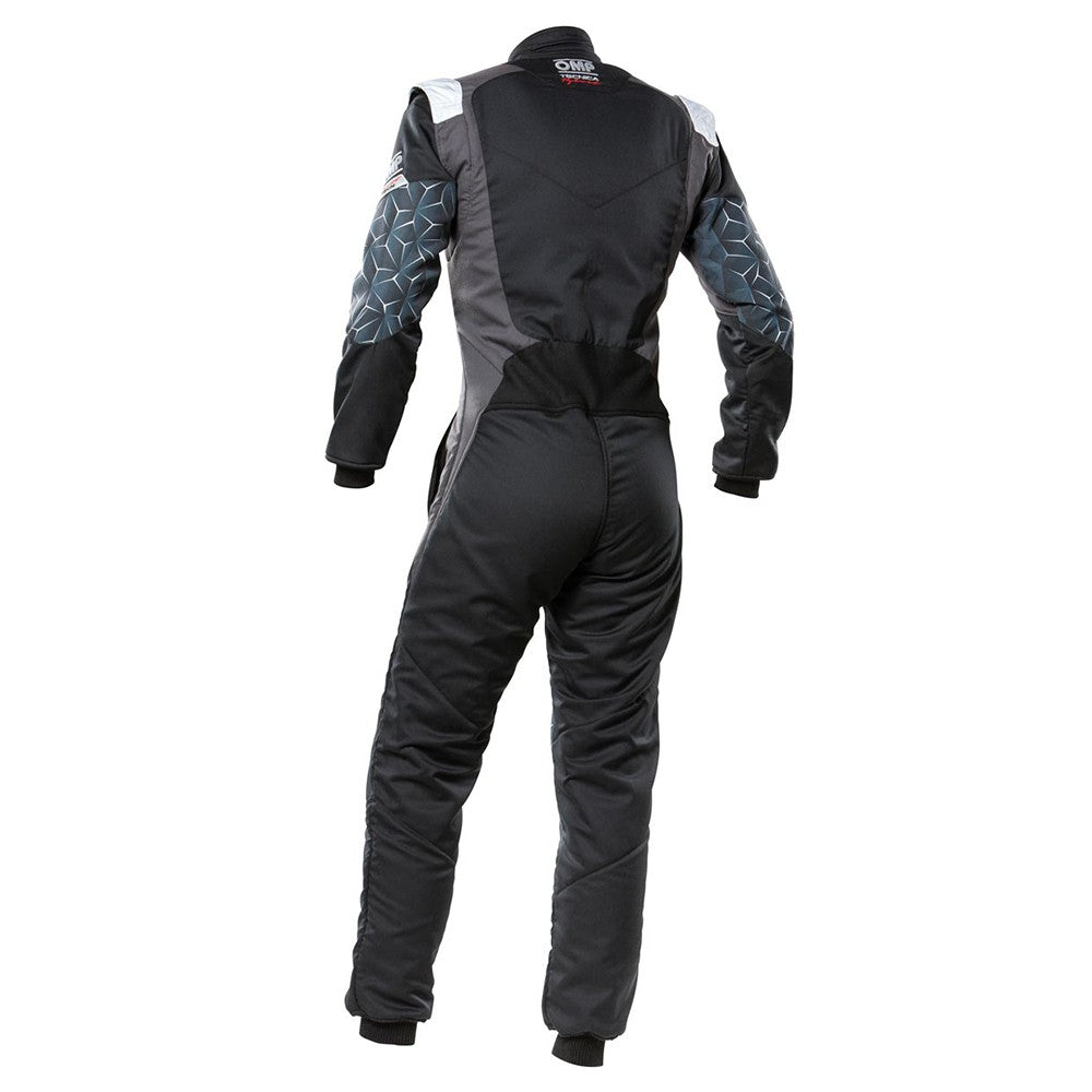 OMP TECNICA HYBRID TRAJE RACING NEGRO/PLATA TALLA 64 - OMP original APEXCORSE imagen 2
