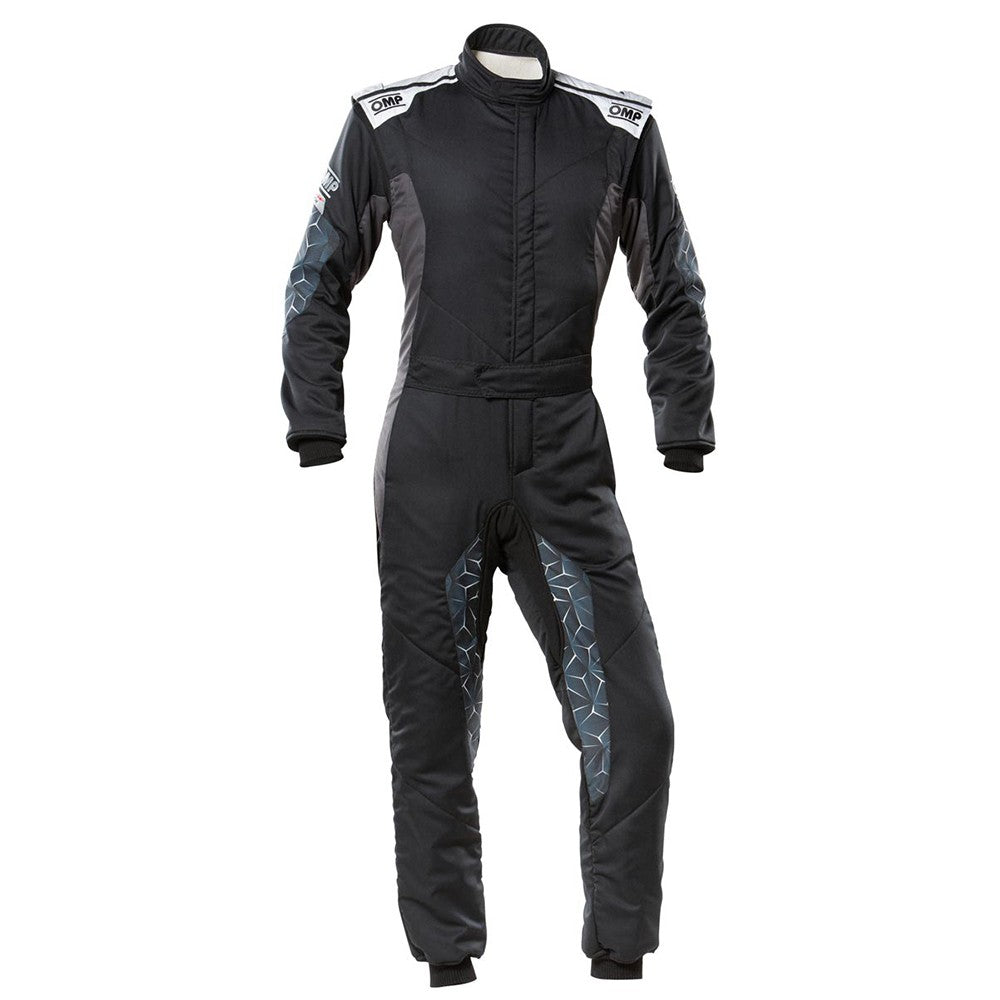 OMP TECNICA HYBRID TRAJE RACING NEGRO/PLATA TALLA 56 - OMP original APEXCORSE imagen 1