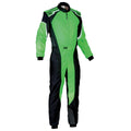 OMP TRAJE DE CARRERAS KS-3 KART NEGRO / VERDE FLUO TALLA 52 - OMP original APEXCORSE imagen 1