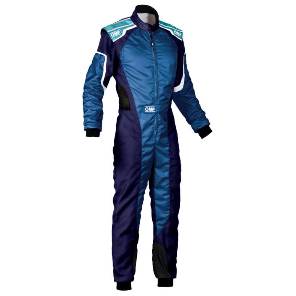 OMP TRAJE DE CARRERAS KS-3 KART AZUL / BLANCO / CIAN TALLA 60 - OMP original APEXCORSE imagen 1