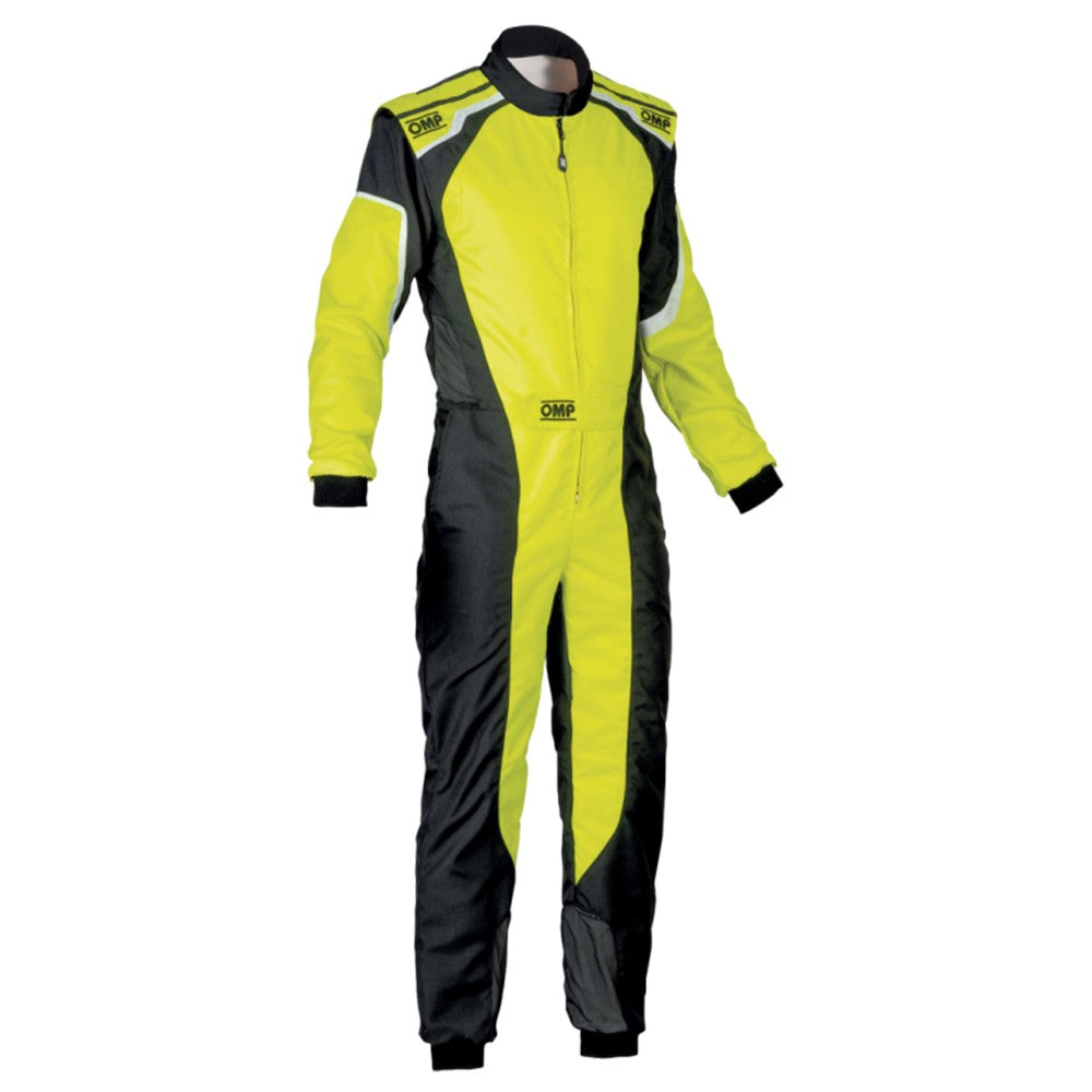 OMP TRAJE DE CARRERAS KS-3 KART NEGRO / AMARILLO FLUO TALLA 56 - OMP original APEXCORSE imagen 2
