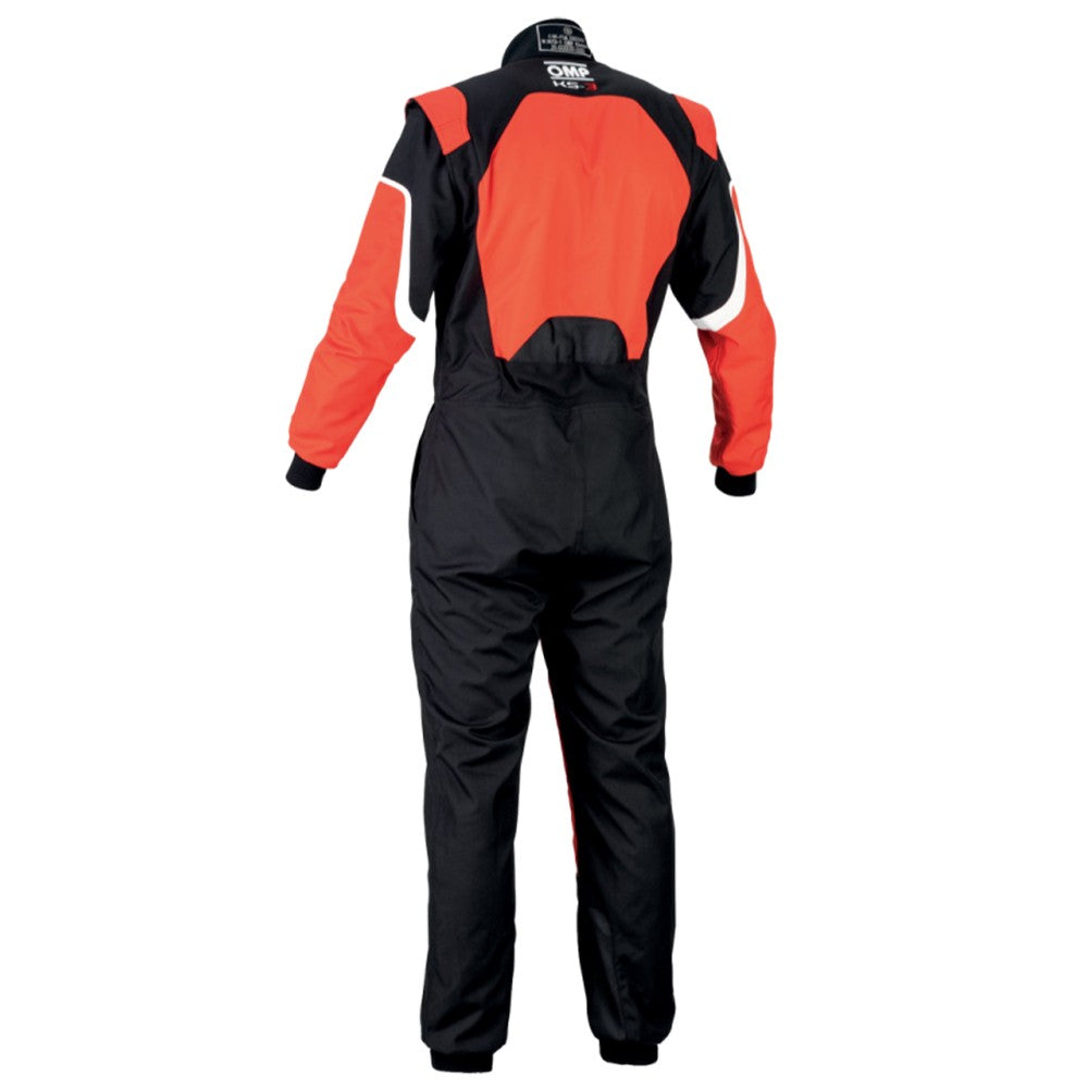 OMP TRAJE DE CARRERAS KS-3 KART NEGRO/ROJO TALLA 54 - OMP original APEXCORSE imagen 2