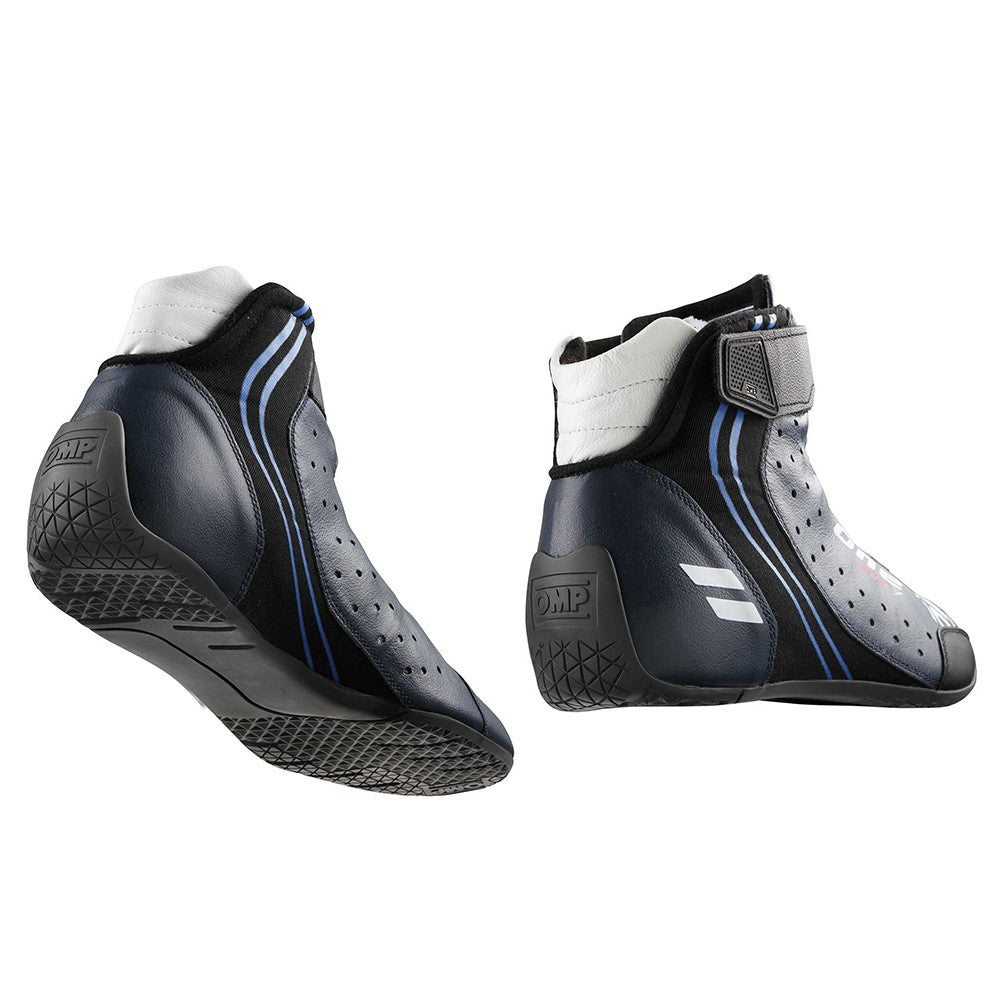 ZAPATILLAS OMP ONE EVO X MY2024 FIA 8856-2018 AZUL MARINO / CIAN TALLA 37 - OMP original APEXCORSE imagen 4