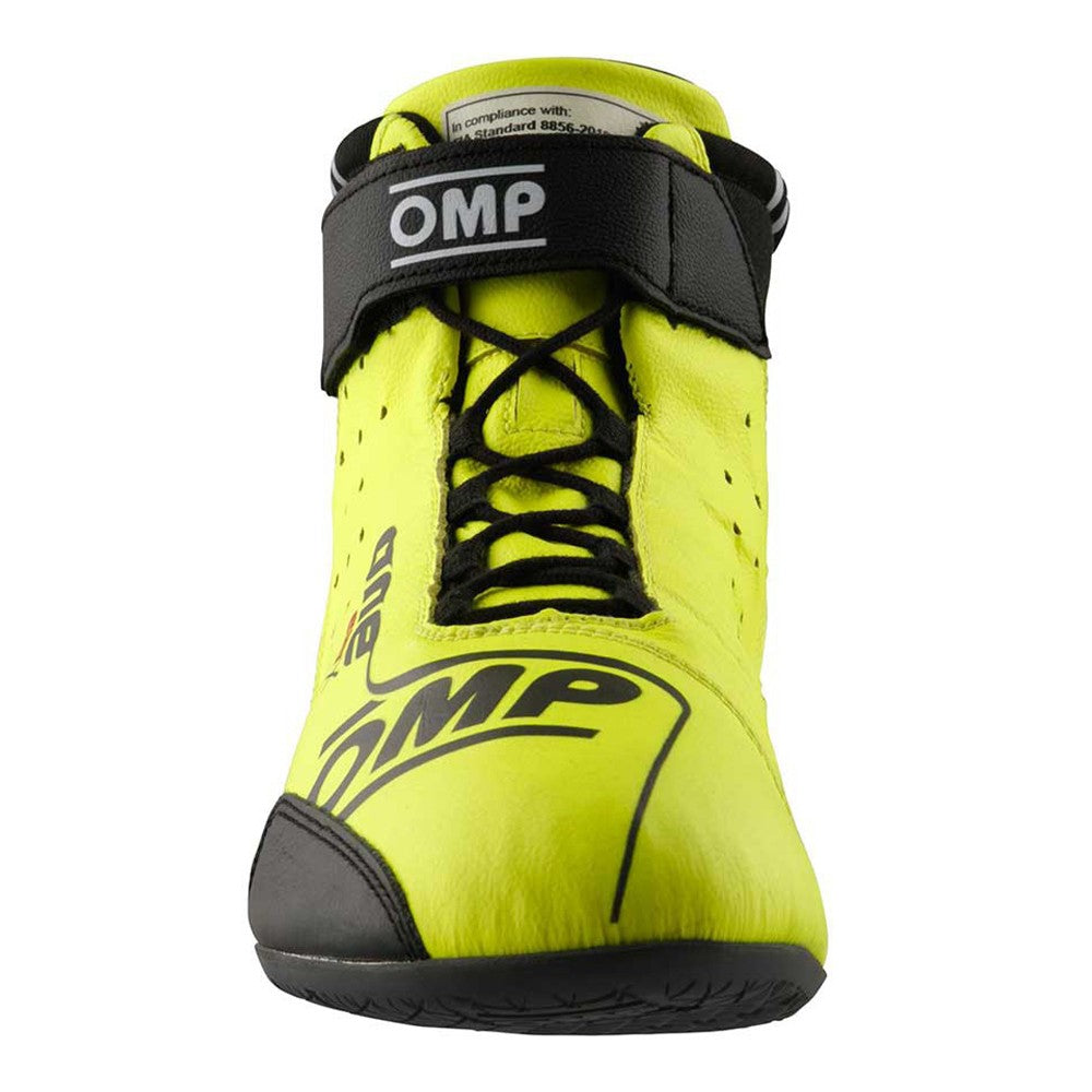 ZAPATILLAS OMP ONE EVO X MY2024 FIA 8856-2018 AMARILLO FLUO TALLA 41 - OMP original APEXCORSE imagen 4