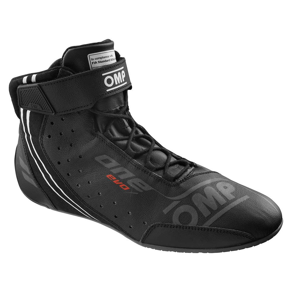 ZAPATILLAS OMP ONE EVO X MY2024 FIA 8856-2018 NEGRO TALLA 48 - OMP original APEXCORSE imagen 2