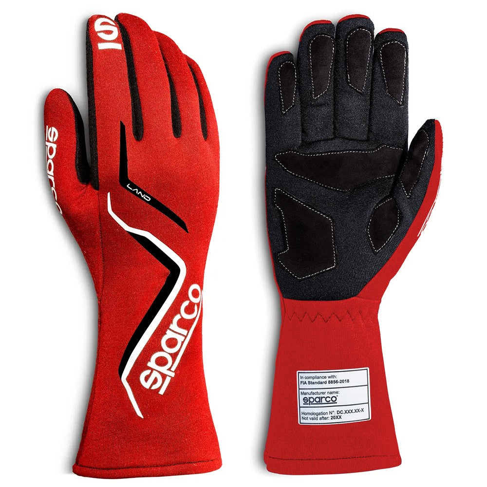 Sparco Guantes Land 2022 Talla 11 Rojo - Sparco original | APEXCORSE
