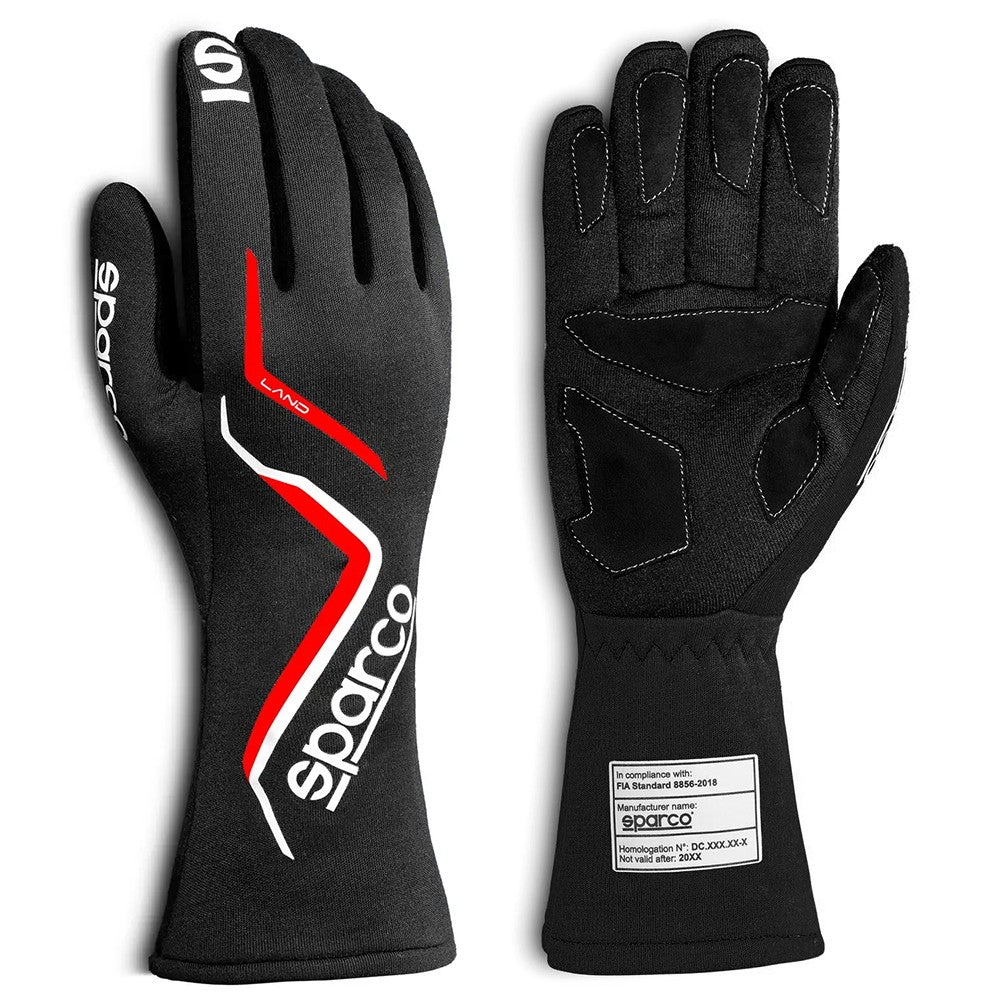 Sparco Guantes Land 2022 Talla 04 Negro - Sparco original | APEXCORSE