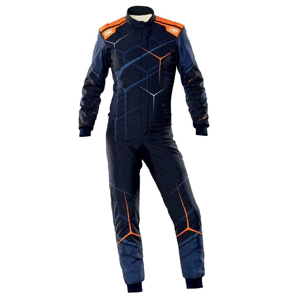 OMP TRAJE DE CARRERAS ONE ART FIA 8856-2018 AZUL MARINO / NARANJA FLUO TALLA 48 - OMP original APEXCORSE imagen 1